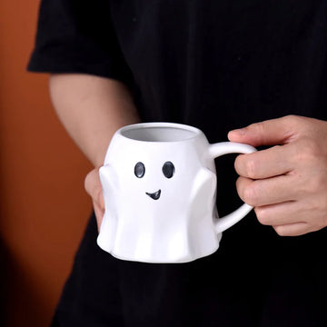 Easter Halloween Ghost Elf 3D Creative Cute Couple Mug Gift Afternoon Tea Breakfast Milk Cup Home Office Drinking Ceramic Cup - Charlie Dolly