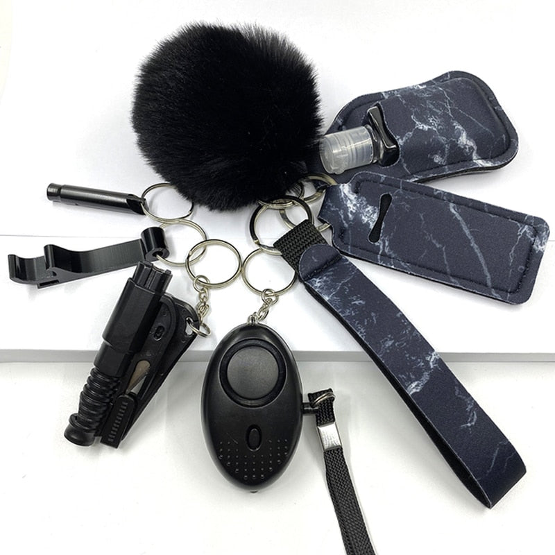 Llavero Defensa Personal Wristlet Vendors Safety Accessories Taserself Defense Keychain for Women