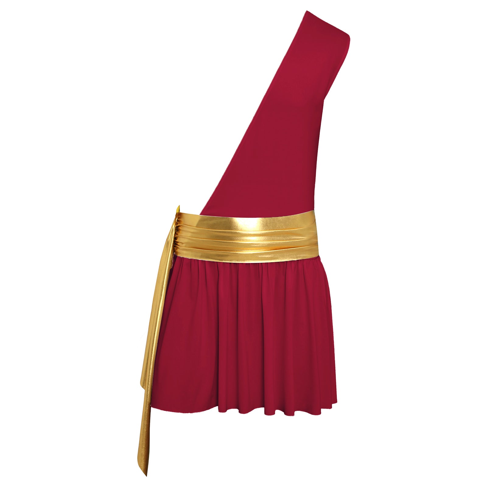 Men's Ancient Greek God Halloween Party Costume Cosplay One Shoulder Strap Skirts Knight Warrior Theatrical Performance Outfit - Charlie Dolly
