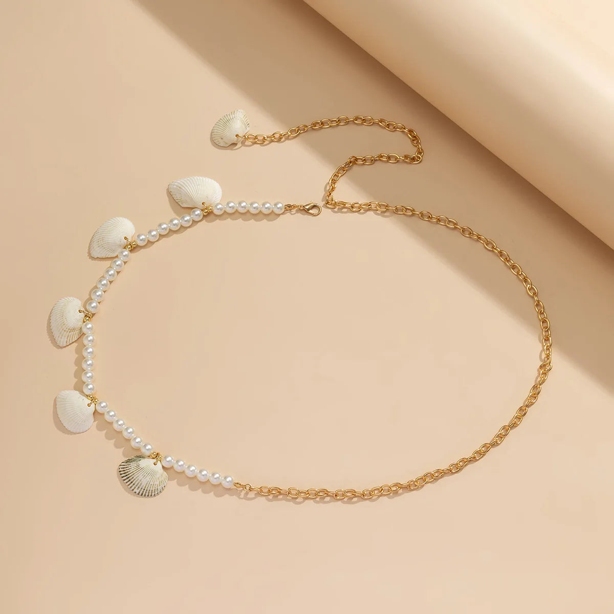 European American Sexy Handmade Colour Beads Shell Waist Belly Belt Chain Irregular Natural Stone Belly Chains Boho Body Jewelry - Charlie Dolly