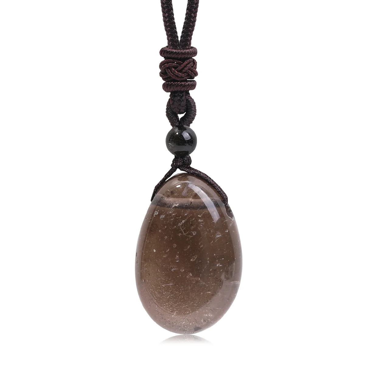 Water Droplet Crystal Pendant, Natural Stone Spiritual Necklace