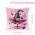 Halloween Pumpkin Ghost Pillowcase Happy Halloween Party Decorations For Home 2024 Trick or Treat Spider Bat Cat Pillow Covers - Charlie Dolly
