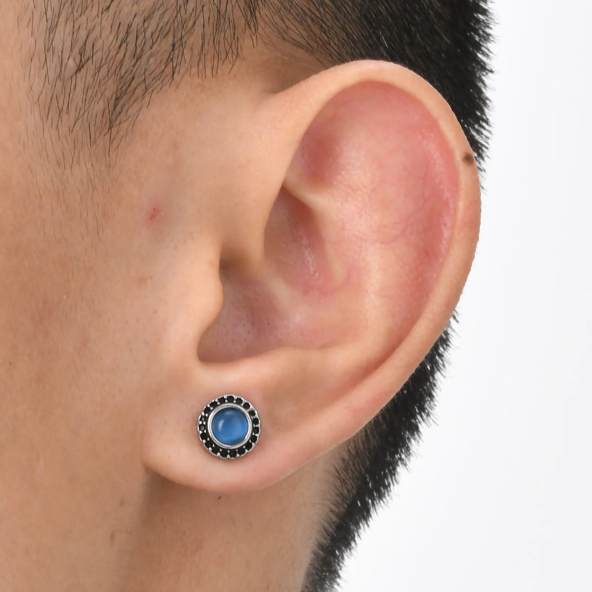 Natural Stone Boho Stud Earrings