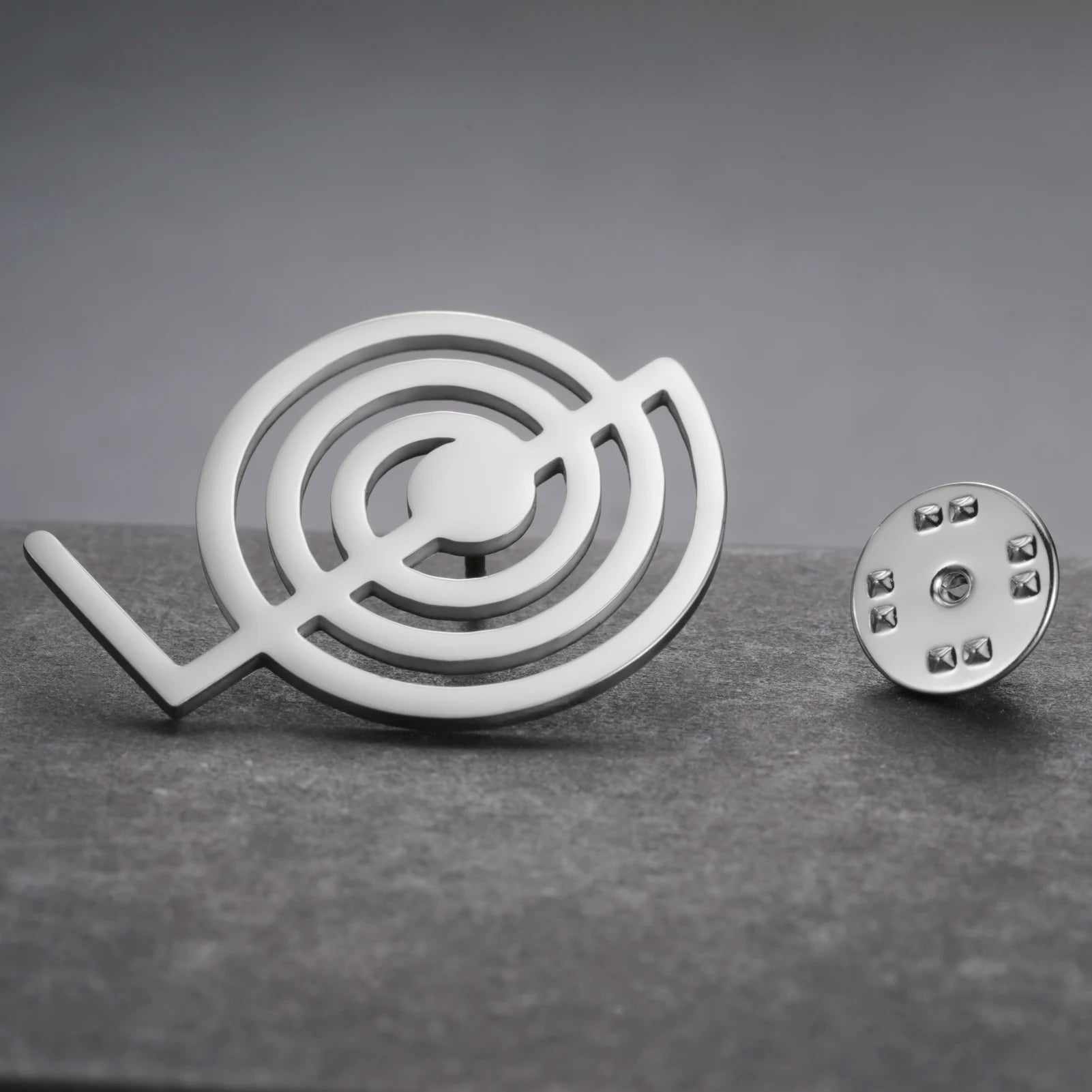 Cho Ku Rei Reiki Symbol Brooch Pin, Sacred Energy Amulet Accessory