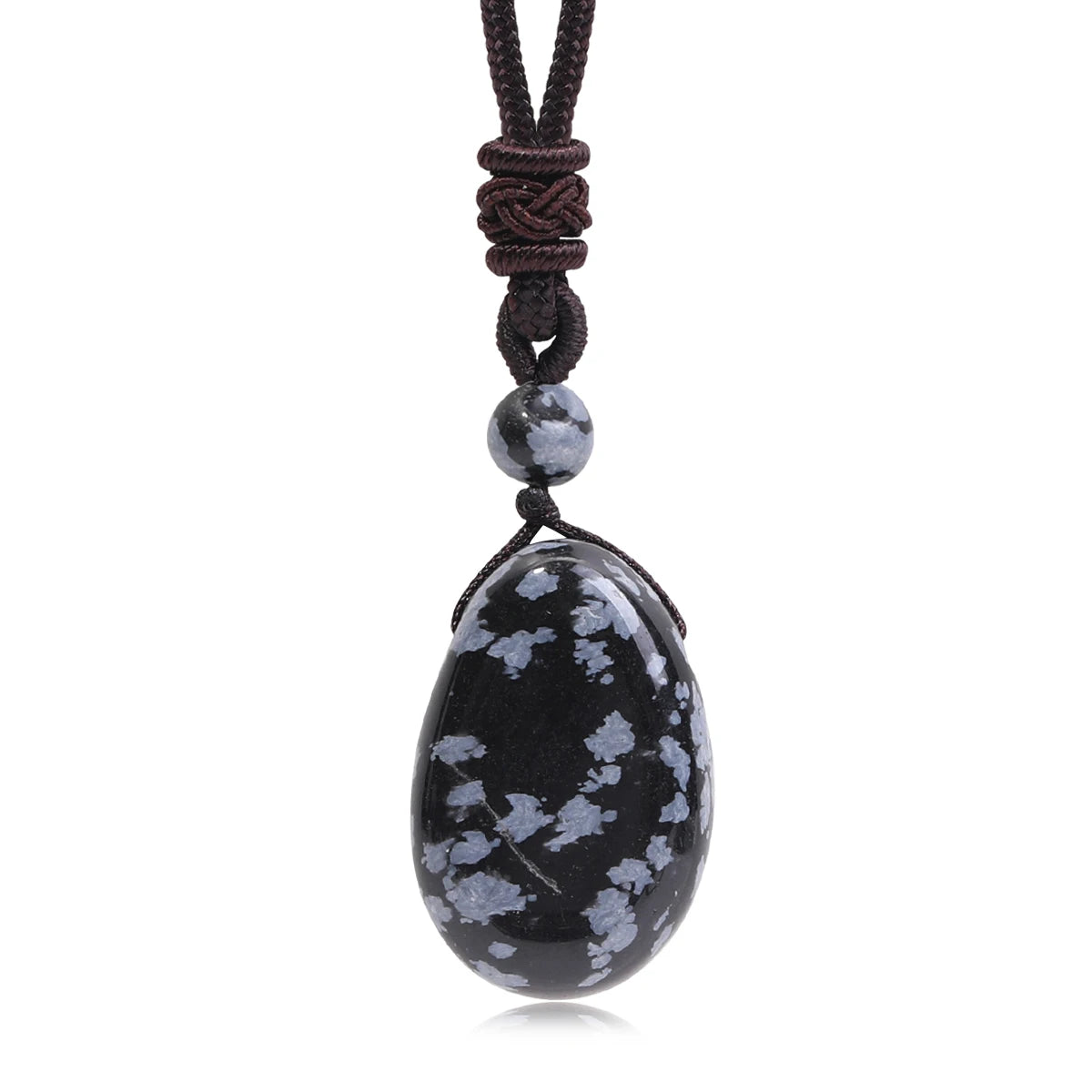 Water Droplet Crystal Pendant, Natural Stone Spiritual Necklace