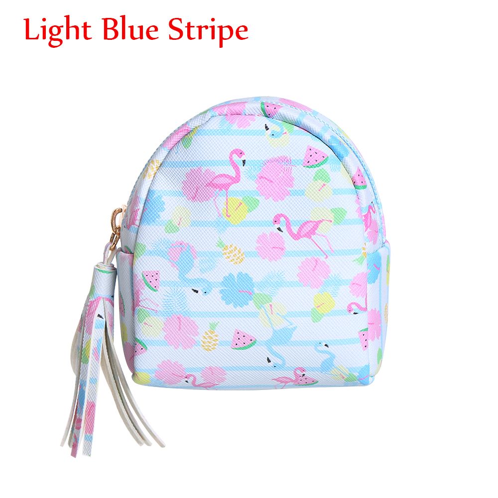 2023 Cartoon Women Girls Mini Coin Bag Cat Printed Coin Purse Keys Card Holder Wallet Money Bags Earphone Package Kids Gifts
