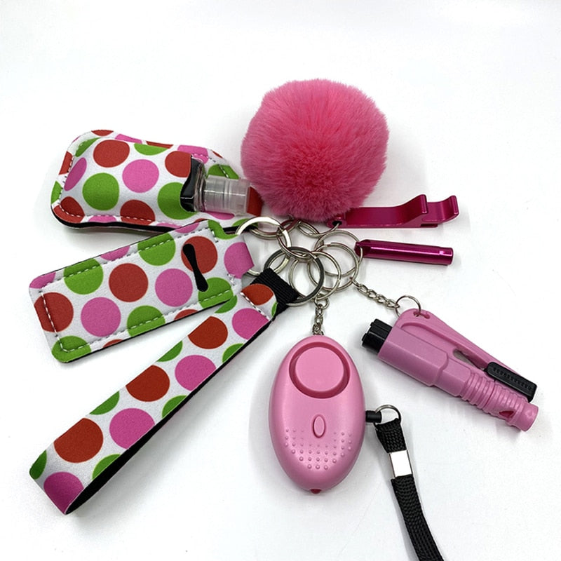 Llavero Defensa Personal Wristlet Vendors Safety Accessories Taserself Defense Keychain for Women
