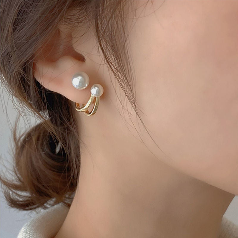 Cute Bowknot Stud Earrings For Women Golden Korean Accessoires Fashion Jewelry pendientes mujer boucle d’oreille femme brincos