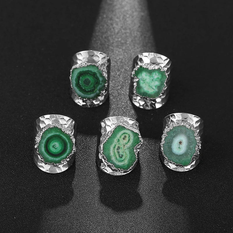 Agate Boho Ring