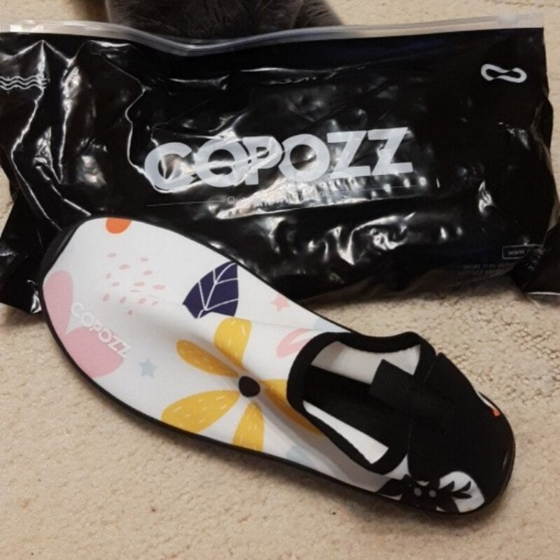 COPOZZ Summer Aqua Shoes Quick-Dry Water Shoes Breathable Wading Upstream Shoes Antiskid Outdoor Sports Shoe Beach Pool Slippers