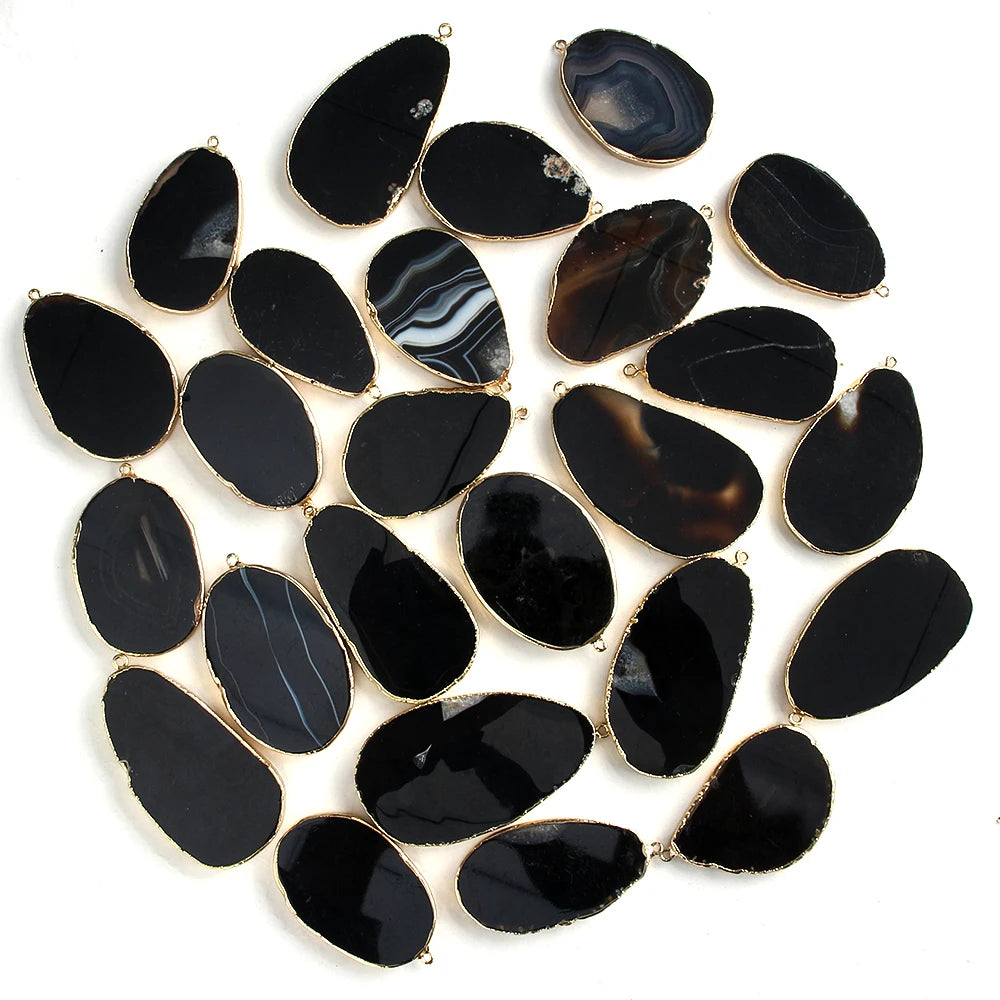 Knotted Agate Stone Beaded Necklace Jewelry