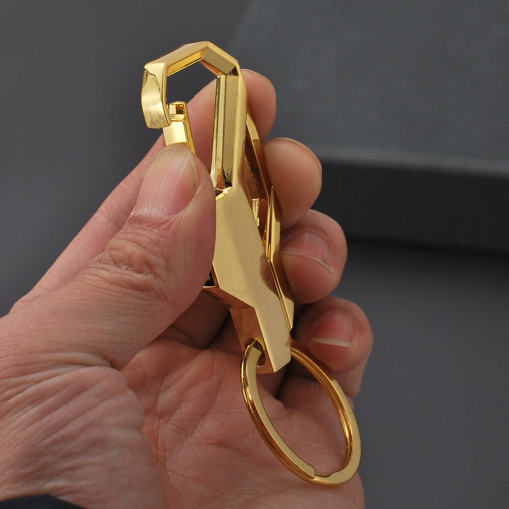 Metal Keychain New Men's Car Wallet Keyring Accessories Pendant Creative Practical Small Gift Zinc Alloy Classical Key Holder