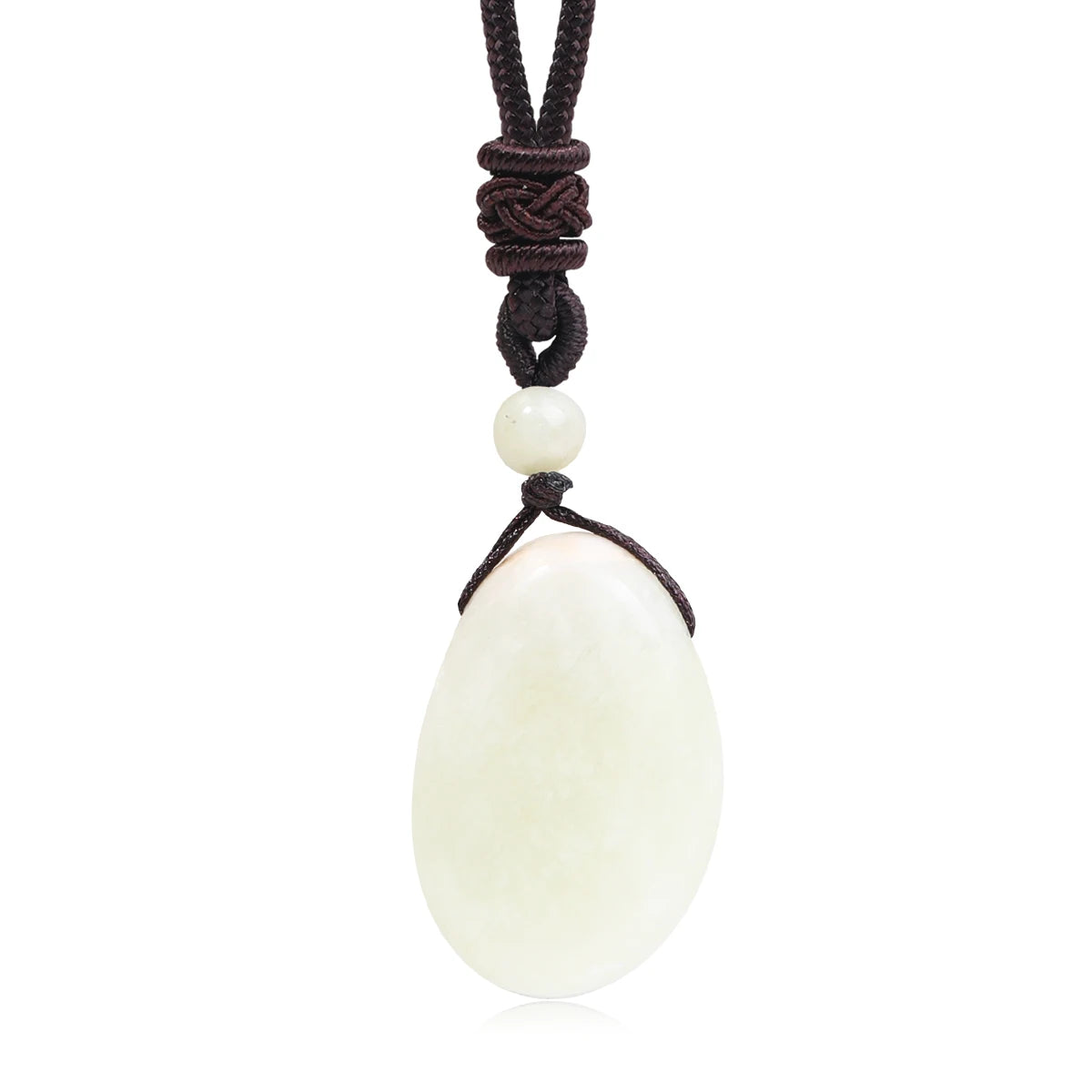Water Droplet Crystal Pendant, Natural Stone Spiritual Necklace
