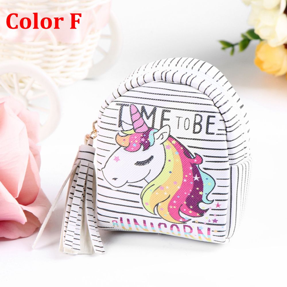 2023 Cartoon Women Girls Mini Coin Bag Cat Printed Coin Purse Keys Card Holder Wallet Money Bags Earphone Package Kids Gifts