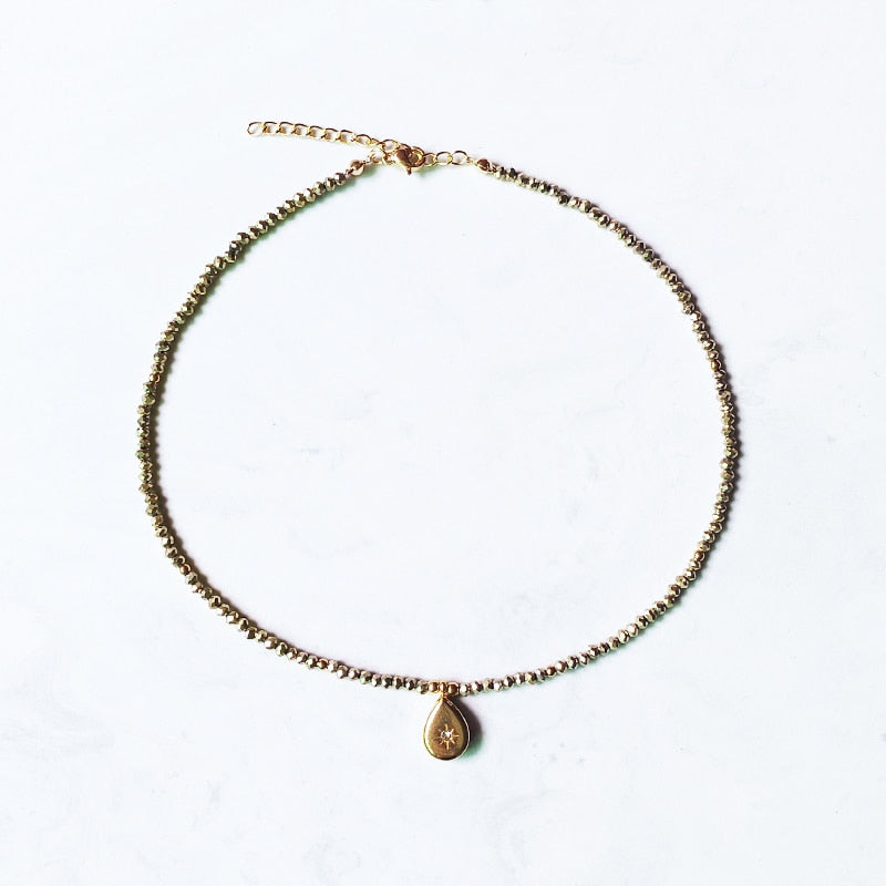 Exquisite Beaded Crystal Natural Shell Necklace Ohemia Style Handmade Women Statement Collares De Moda Beach Jewelry Friendship