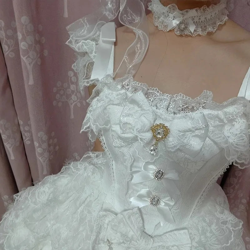 Lolita Cat Ear and Bow Cosplay Choker Collar