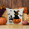 2024 Halloween Cushion Cover Halloween Decoration for Home Ghost Pumpkin Bat Pillowcase Horror Trick Or Treat Party Supplies - Charlie Dolly