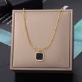Stainless Steel Geometry Star Moon Butterfly Pendant Multilayer Chain Choker Necklace For Women Wedding Accessories Dropshipping - Charlie Dolly