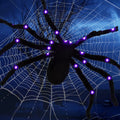 Light-up Spider Halloween Decoration,Big Lighted Spider for Scary Halloween Outdoor Indoor Yard Home Party Haunted House Décor - Charlie Dolly