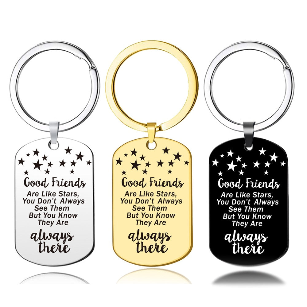 Wolf Friends Key Chains Keyring Keychain Fashion Jewelry Key chain Family Christmas Graduation Gift