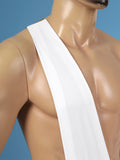Men's Ancient Greek God Halloween Party Costume Cosplay One Shoulder Strap Skirts Knight Warrior Theatrical Performance Outfit - Charlie Dolly