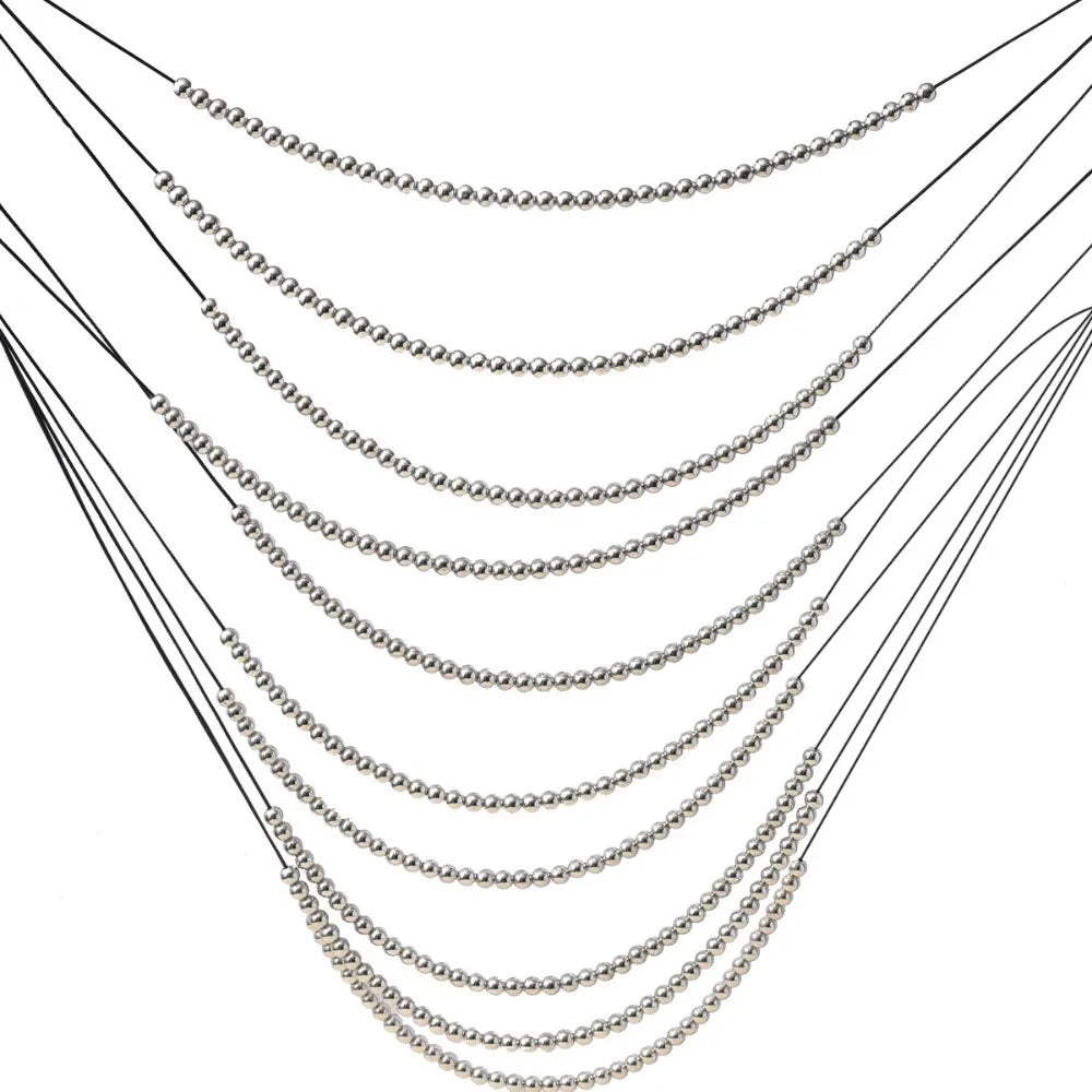 Pearl Waterfall Layered Tassel Necklace Jewelry