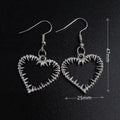 Earrings for Women Girls Drop Dangle Teens Charm Gift Party Simple Punk Cool Halloween Skull Cross Horror Skeleton Death Bat - Charlie Dolly