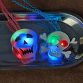 2024 Halloween LED Light-emitting Necklaces for Women Glowing Pendant Toys Children Flash Necklace Halloween Party Decorations - Charlie Dolly