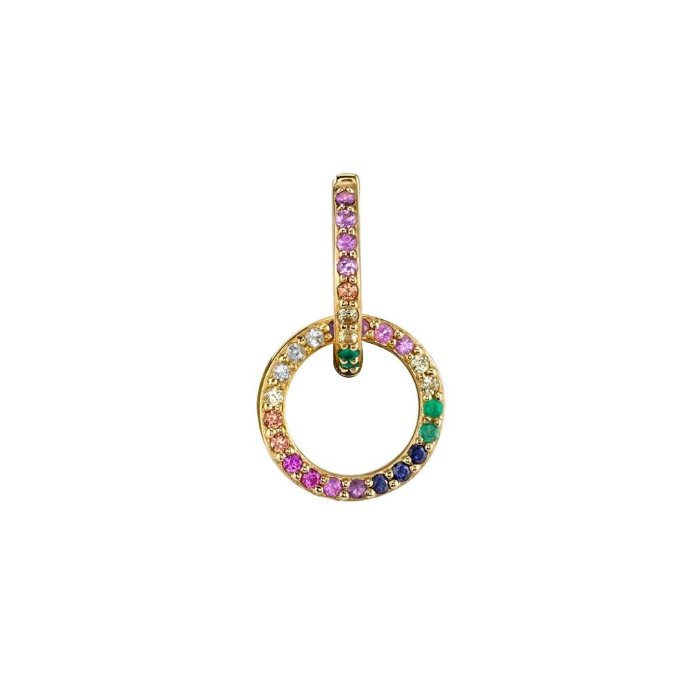 New Fashion Circle Ear Cuff Piercing Earrings for Women Men Gold plated Huggie Unisex Double Piercing Hoop Earing Female Brincos