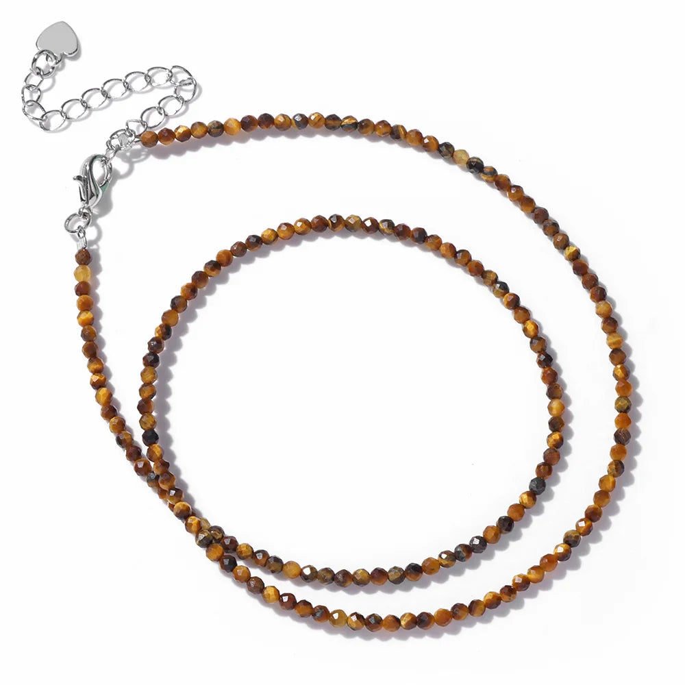 Crystal Stone Beaded Necklace