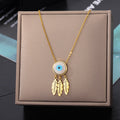 Stainless Steel Geometry Star Moon Butterfly Pendant Multilayer Chain Choker Necklace For Women Wedding Accessories Dropshipping - Charlie Dolly