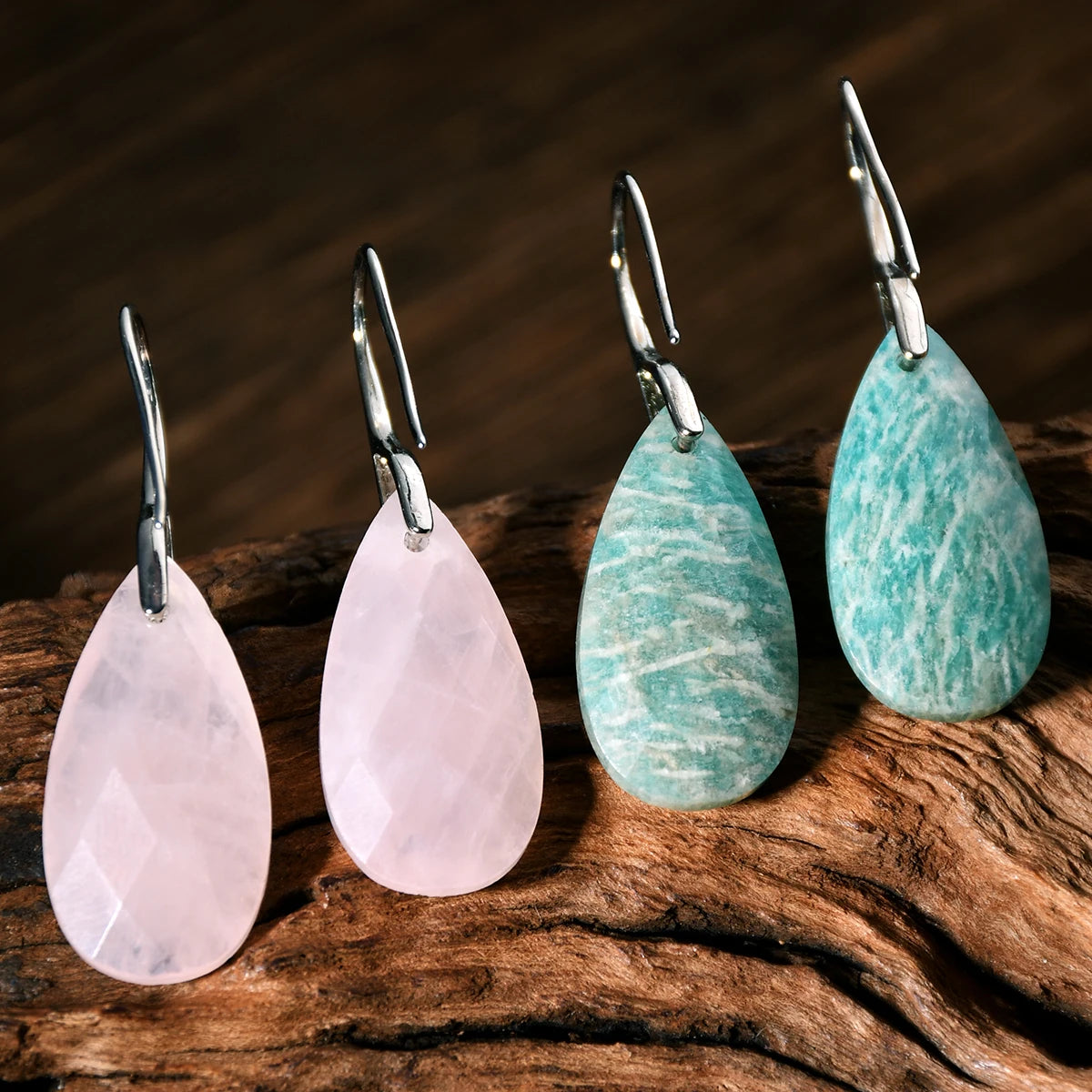 Rose Quartz Earrings