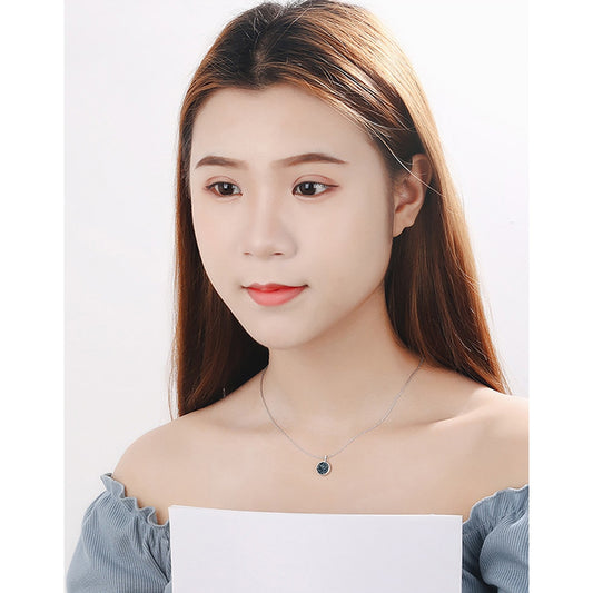 925 Sterling Silver Starry Sky Crystal Pendants Necklaces For Women Fashion Luxury Designer Jewelry Offers GaaBou - Charlie Dolly