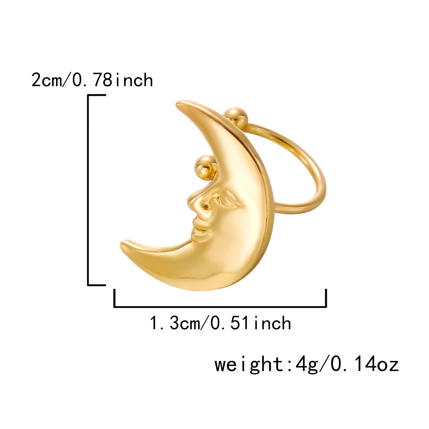 Starfish Shell Conch Ear Clip Earrings Jewelry