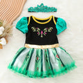Baby Romper Tutu Dress with Headband Infant Baby Girl Princess Clothes Cute Design Kids Dress Halloween Party Costumes Outfit - Charlie Dolly