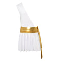 Men's Ancient Greek God Halloween Party Costume Cosplay One Shoulder Strap Skirts Knight Warrior Theatrical Performance Outfit - Charlie Dolly