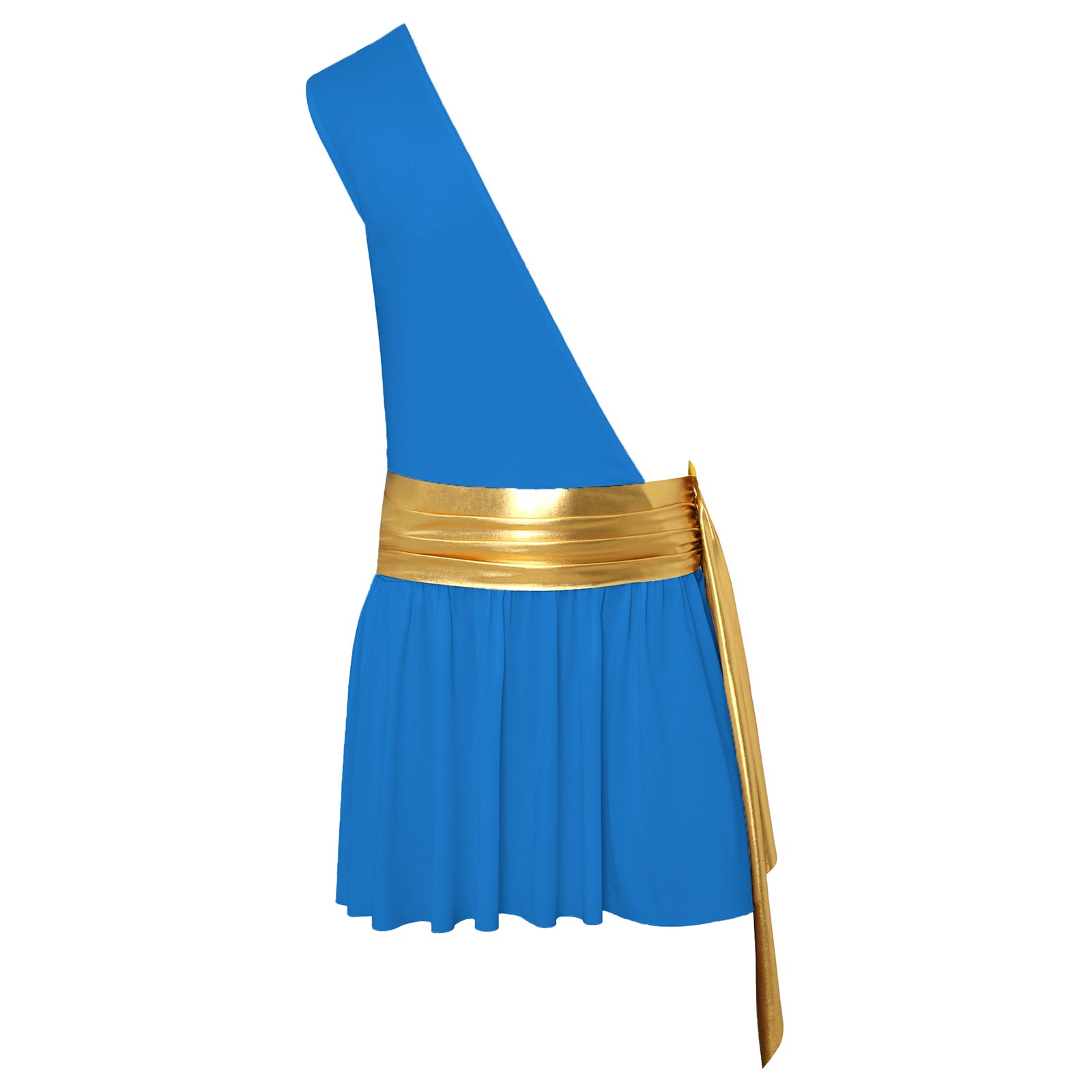 Men's Ancient Greek God Halloween Party Costume Cosplay One Shoulder Strap Skirts Knight Warrior Theatrical Performance Outfit - Charlie Dolly
