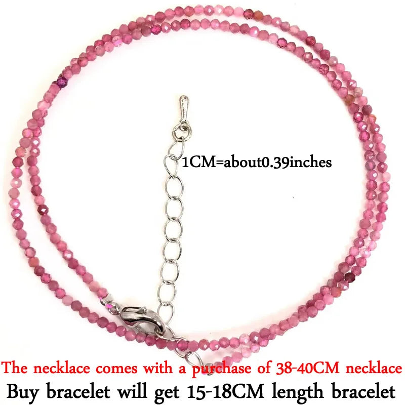 2025 New Boho Exquisite 2mm Natural Stone Necklace Small Chain Ladies Fashion Bracelet Accessories Charm Jewelry Accessorie - Charlie Dolly