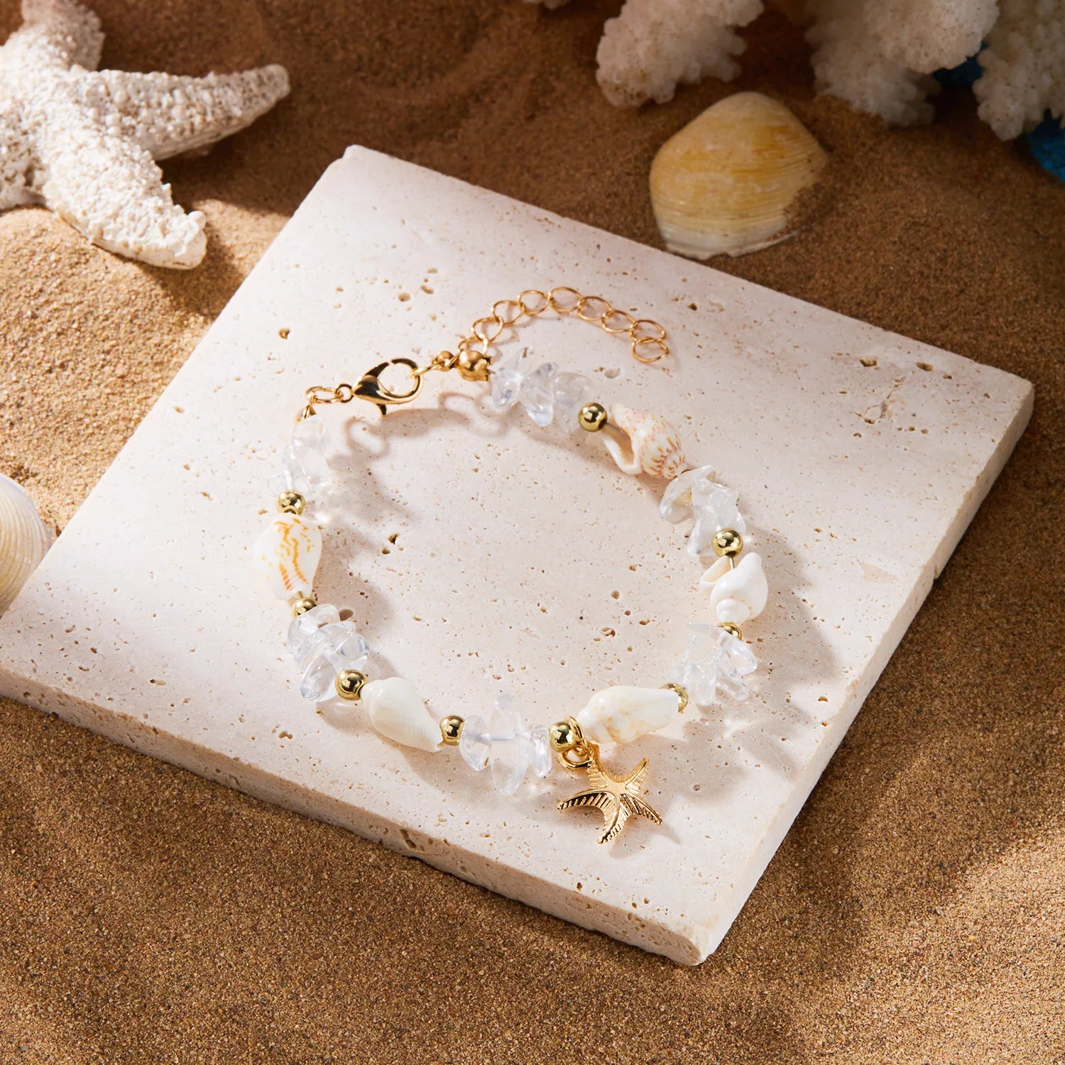 Shell & Starfish Boho Bracelet