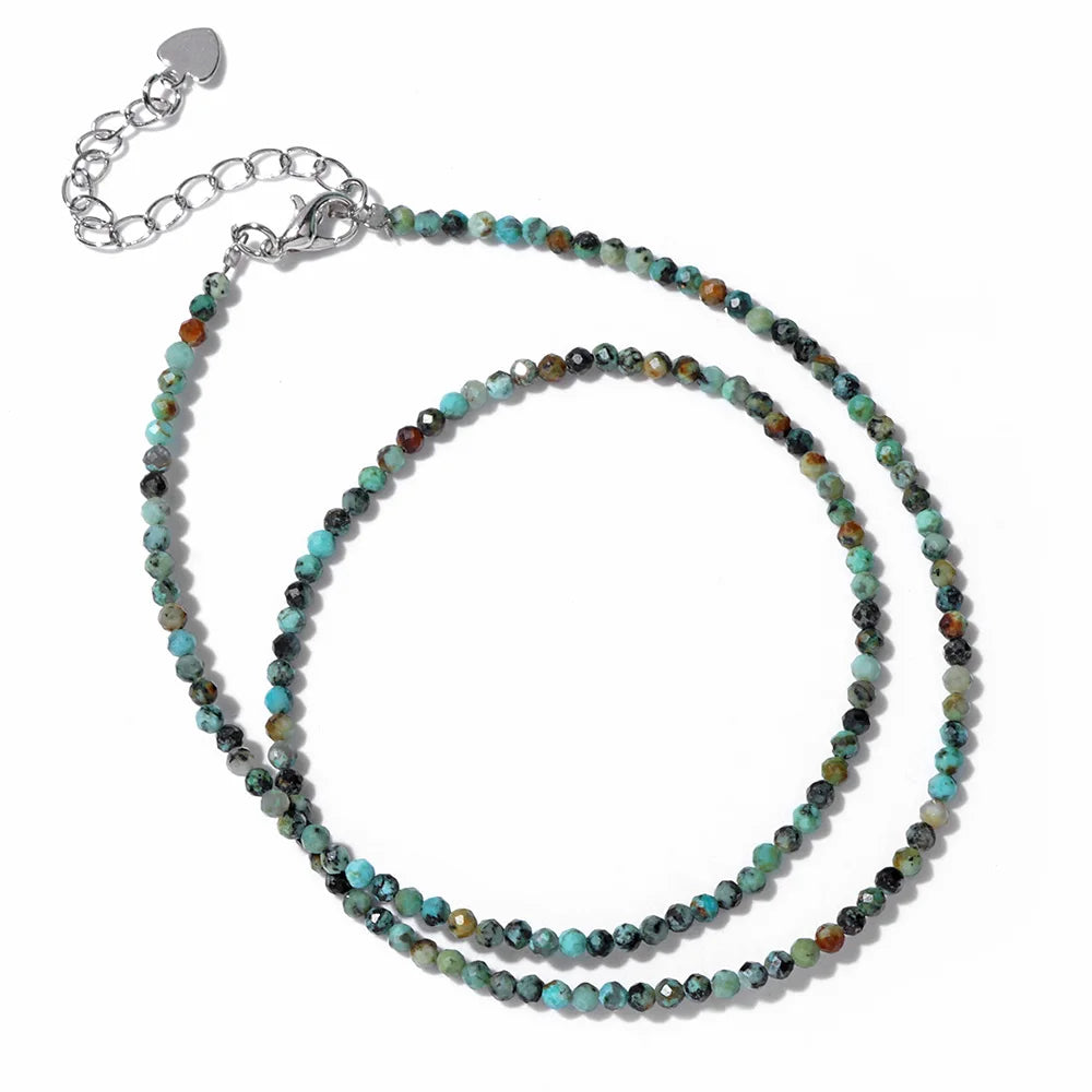 Crystal Stone Beaded Necklace