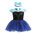 Baby Romper Tutu Dress with Headband Infant Baby Girl Princess Clothes Cute Design Kids Dress Halloween Party Costumes Outfit - Charlie Dolly