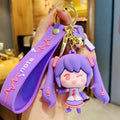 Cartoon Guardian Bella Keychain Cute Sleeping Angel Doll Delicate Keyring for Women Girl Backpack Charm Key Chains Gifts - Charlie Dolly