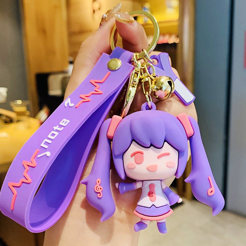 Cartoon Guardian Bella Keychain Cute Sleeping Angel Doll Delicate Keyring for Women Girl Backpack Charm Key Chains Gifts