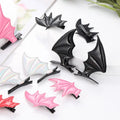 Bat Wings Shape Hairpins Halloween Devil Ears Headband Punk Hair Clip Gothic Costume Haunted House Party Adults Kids Head Decor - Charlie Dolly