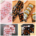 50PCS Halloween Candy Bags Halloween Party Decorations For Home 2024 Packaging Bag Pumpkin Party Ghost Halloween Decor Supplies - Charlie Dolly
