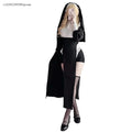 Cute Women Anime Nun Costume Cosplay Shows Outfit Sexy Ladies Halloween Performance Fancy Dress Up Sister Cos Uniform - Charlie Dolly