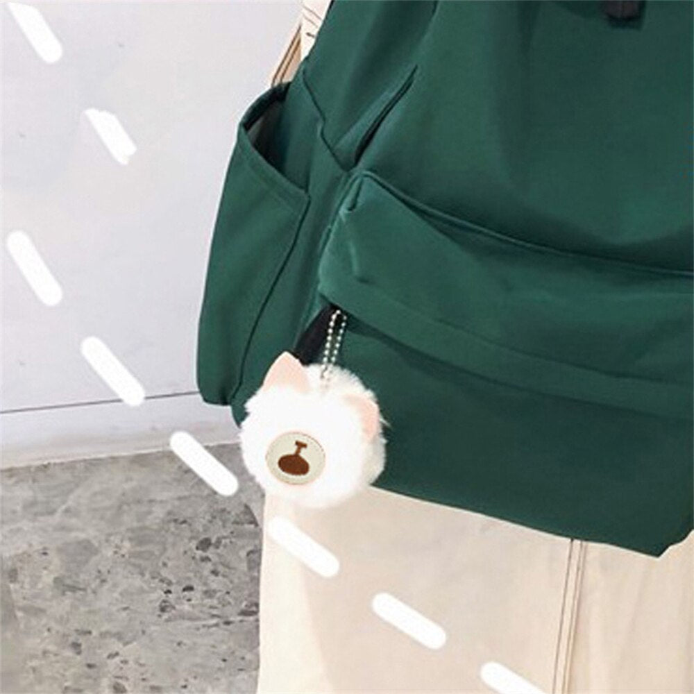 Cartoon Plush Owl Keychain With Sequin Girls Backpack Ornaments Fashion Soft Fluffy Pompom Animal Key Rings For Ladies Gifts