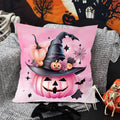 Halloween Pumpkin Ghost Pillowcase Happy Halloween Party Decorations For Home 2024 Trick or Treat Spider Bat Cat Pillow Covers - Charlie Dolly