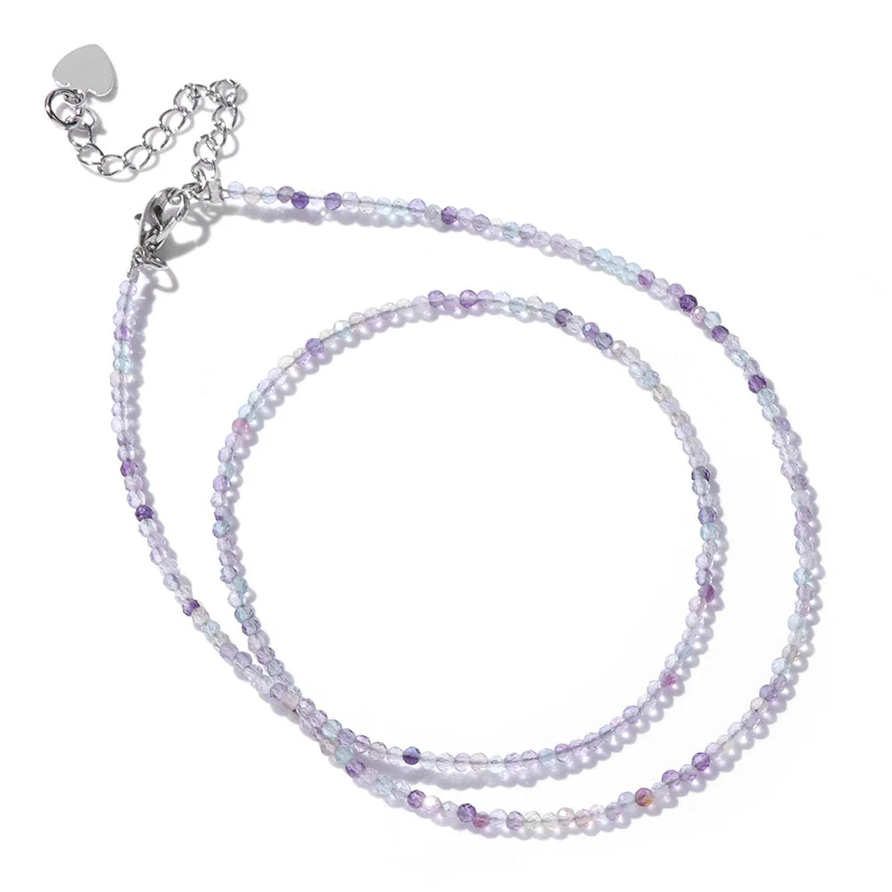 Crystal Stone Beaded Necklace