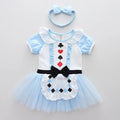 Baby Romper Tutu Dress with Headband Infant Baby Girl Princess Clothes Cute Design Kids Dress Halloween Party Costumes Outfit - Charlie Dolly
